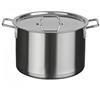 Кастрюля нержавеющая сталь 20л клепаные ручки КТ-ОБ-22