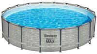 Каркасный бассейн Bestway Steel Pro Max 5619E, 488х122 см, (фильтр, лестница, тент)