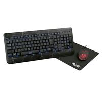 Проводной набор Smart Buy SBC-715714G-K Thunderstorm мембранная, игровая клавиатура с подсветкой+мышь+коврик (black) 116566