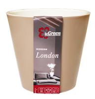 Горшок для цветов London 1.6л молочный шоколад ING6204МШОК (16)