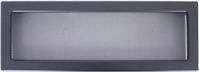 Каминная вентиляционная решетка Lit-kom 17х49 см, цвет темно-серый
