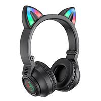 Bluetooth-наушники полноразмерные Borofone BO18 cat ear (black) 213599