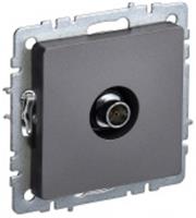 IEK BRITE Розетка ТВ сталь, КИТАЙ, код 05401290063, штрихкод 461008420683, артикул BR-A10-O-K46