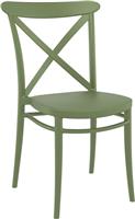 Стул (кресло) Siesta Contract Cross, цвет оливковый