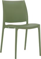 Стул (кресло) Siesta Contract Maya, цвет оливковый