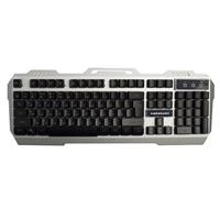 Клавиатура Nakatomi Gaming KG-35U мембранная игровая с подсветкой USB (silver/black) 77092