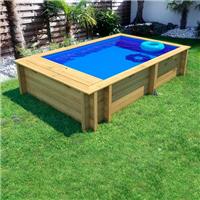 Деревянный бассейн BWT прямоугольный Pool'n Box Junior 3,7х2,4х0,76 м