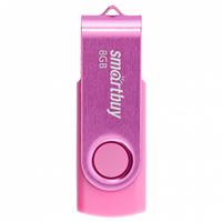 Флэш накопитель USB 8 Гб Smart Buy Twist (pink) 212784