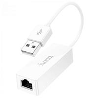 Адаптер Hoco UA22 OTG USB/ethernet RJ45 (100 Mbps) (white) 213910