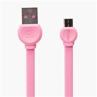 Кабель USB - micro USB Recci RCM-D100 100см 2,4A (pink) 109588