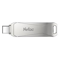 Флэш накопитель USB 64 Гб Netac U782C Dual 3.0 + Type C (silver) 210751