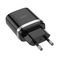 Адаптер Сетевой Hoco C12Q QC3.0 USB 3A/18W (black) 202551