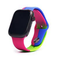 Ремешок ApW Apple Watch 38/40/41мм силикон (015) (multicolor) 202926