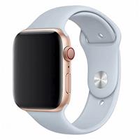 Ремешок ApW Sport Band Apple Watch 38/40/41мм силикон на кнопке (S) (silver) 107165