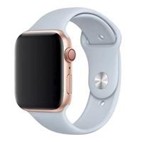 Ремешок ApW Sport Band Apple Watch 42/44/45мм силикон на кнопке (S) (silver) 107201