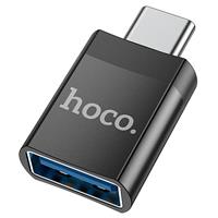 Адаптер Hoco OTG UA17 Type-C/USB (black) 213923
