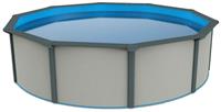 Морозоустойчивый бассейн PoolMagic White круглый 4.6x1.3 м комплект Premium