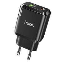Адаптер Сетевой Hoco N5 Favor PD QC3.0 Type-C 3A/20W (black) 127863