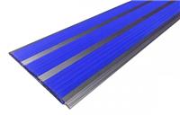 Алюминиевая полоса SafetyStep 3000мм х 100мм х 3,6мм Евростандарт 3 син.вставки