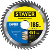 Диск пильный по дереву, точный рез STAYER EXPERT 185 x 30/20мм 48Т, КИТАЙ, код 06001020109, штрихкод 403422923751, артикул 3682-185-30-48_z01