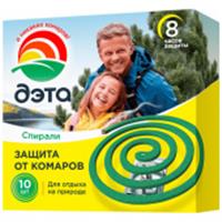 спираль Дэта insecto 10шт/Химик, РОССИЯ, код 3032211022, штрихкод 460266670090, артикул 3032211022