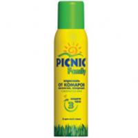 Аэрозоль от комаров Арнест ПИКНИК Family 150мл (24), РОССИЯ, код 3032220037, штрихкод 460010402319, артикул 3032220037