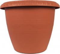 Горшок цветочный Le Jardin d=35 13 Л. 105-4K Терракот, РОССИЯ, код 4040210049, штрихкод 460712837550, артикул 105-4K