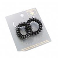 RINOVA Резинка-спиралька д/волос CLASSIC, черная малая, 2шт, 500565, КИТАЙ, код 5041000120, штрихкод 460378550056, артикул RN 500565