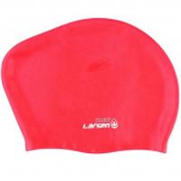 Шапочка плавательная для длинных волос Larsen SC804 красный, КИТАЙ, код 74001020145, штрихкод 469022217447, артикул