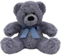 Игрушка мягкая Медведь, с бантом, сидит. Размер: 30х26х25 см. (цвет: серо-голубой, BH4599), КИТАЙ, код 84001041236, штрихкод 690302387003, артикул BH4599