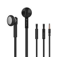 Проводные наушники с микрофоном вкладыши Celebrat D4 Jack 3,5 (black) 106434