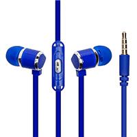 Проводные наушники с микрофоном внутриканальные EV-153 Jack 3,5 (blue) 91617