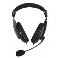 Проводные наушники с микрофоном полноразмерные Smart Buy SBH-7000 COMMANDO Jack 3,5 (black) 131988