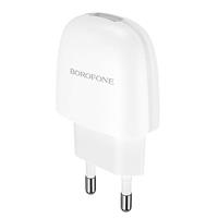 Адаптер Сетевой Borofone BA49A Vast USB 2,1A/10W (white) 124175