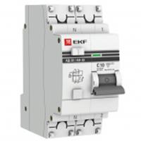 Дифференциальный автомат EKF PROxima 1P+N 10А 30мА DA32-10-30-pro, Китай, код 0550105080, штрихкод 469021606924