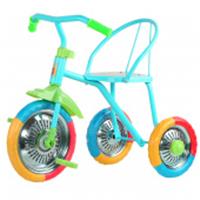 Велосипед 3х колесный Озорной ветерок GV-B3-2, колеса пластик 10/8, сиденье жесткое, голубой, Китай, код 60012010002, штрихкод 690102200091