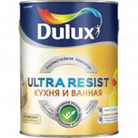 Краска Dulux Ultra Resist Кухня и Ванная матовая BC 0.9л, Россия, код 0410216145, штрихкод 460702656535, артикул 5255540