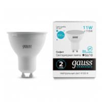 Лампа Gauss Elementary MR16 11W 850lm 4100K GU10 LED, КИТАЙ, код 05103220060, штрихкод 462718448888, артикул 13621