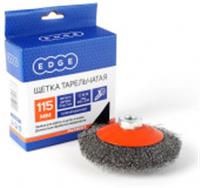 Щетка EDGE by PATRIOT тарельчатая 115ммХМ14 гофрированная проволока (813010009), Китай, код 0600300080, штрихкод 463006597084