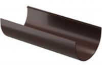 Docke Желоб водосточный 120 мм*3м, Шоколад (RAL 8017), Россия, код 15402070005, штрихкод , артикул PVTC-1023