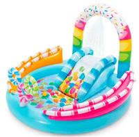 Надувной детский бассейн INTEX Игровой центр Candy Fun 170х168х122 см, арт. 57144