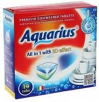 Таблетки для посудомоечной машины Aquarius 14 таб. (mini), Италия, код 3035900083, штрихкод 803277981091