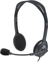 Наушники С Микрофоном Проводные Logitech stereo headset h111