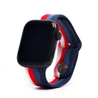 Ремешок ApW Apple Watch 38/40/41мм силикон на кнопке (003) (multicolor) 129774