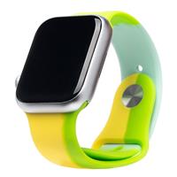 Ремешок ApW Apple Watch 42/44/45мм силикон на кнопке (011) (multicolor) 129911