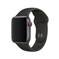 Ремешок ApW Sport Band Apple Watch 38/40/41мм силикон на кнопке (L) (black) 54320