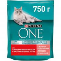  Корм сухой 750Г  PURINA Д/К СТЕРИЛ Лосось 457168, Россия, код 30605140019, штрихкод 761303427544, артикул 457168