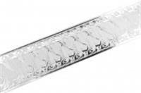 Планка декоративная 250 ПРОВАНС серебро - белый в коробке, РОССИЯ, код 03701040178, штрихкод 469044030976, артикул
