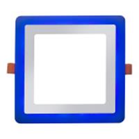 Светильник с/д встраиваемый (квадрат, голубое свечение) LE LED 2BCLS 16W 3/6K (40), КИТАЙ, код 05213040310, штрихкод 468025501678, артикул LE061300-0028