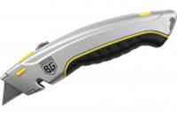 Нож металлический с трапециевидным лезвием 19мм (4 лезвия в комплекте ) BERGER BG1350, КИТАЙ, код 0662400252, штрихкод 690632810358, артикул BG1350